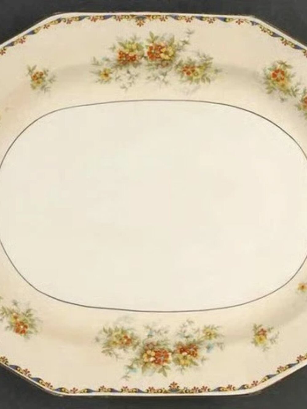 ROYAL WINTON 14" Oval Serving Platter Lady Patricia collection 9737